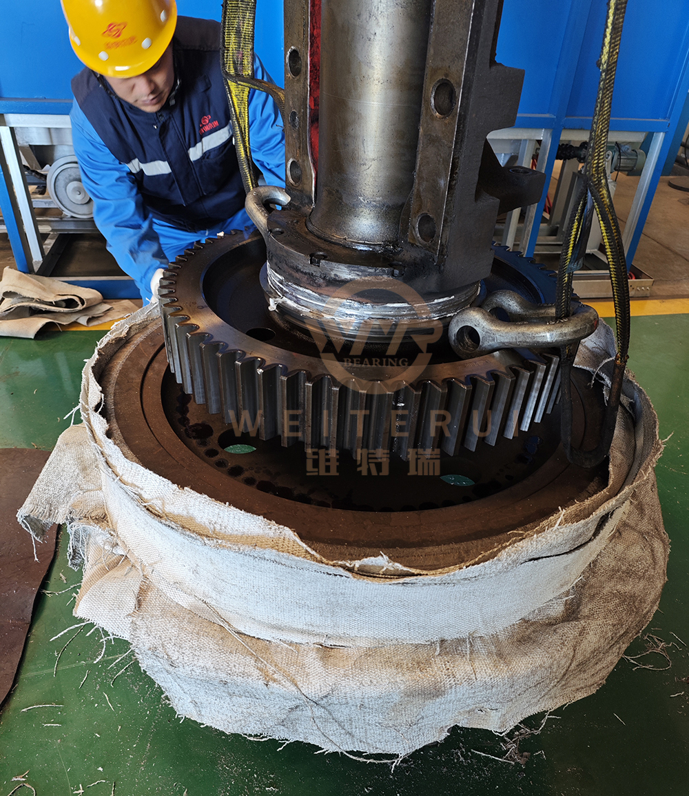 維特瑞助力首鋼京唐拆卸大型聯軸器，軸承內套